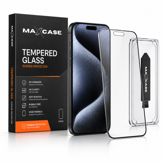 Maxcase Tempered Glass Screen Protector for iPhone