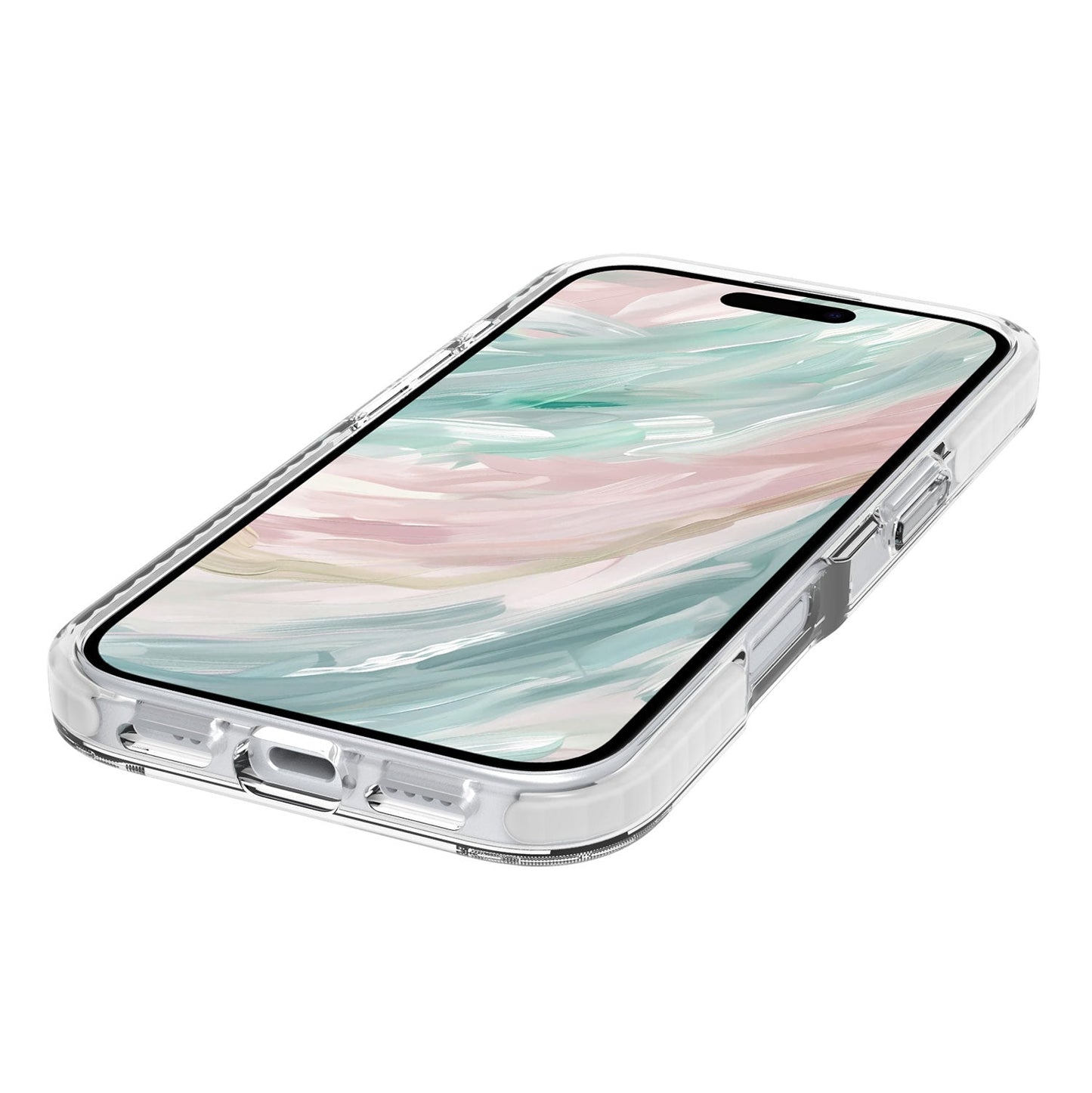 Max Impact Case for iPhone – 10FT Drop Protection, Anti-Yellow (Transparent)